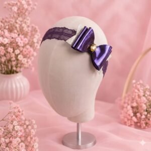 Purple Bow Headband for Girls | RH Accessories
